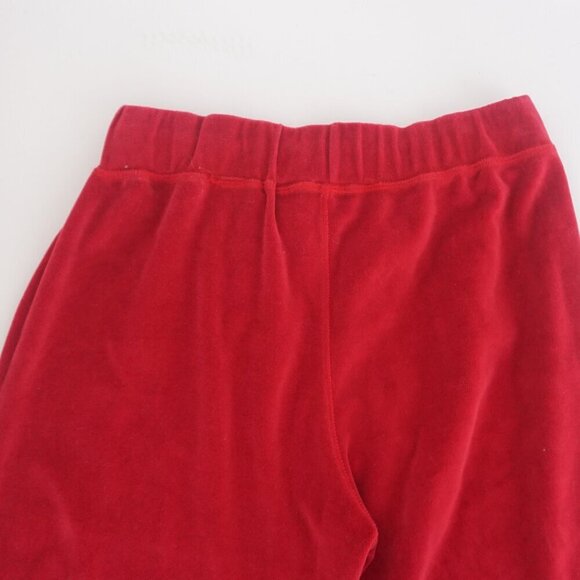 Vintage Jessica Red Quilt Diamond Print Pattern Velour Two-Piece Matching Set M - Picture 14 of 14